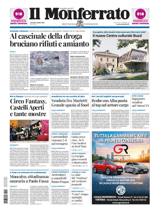 Il Monferrato - 26 del 03 aprile 2026