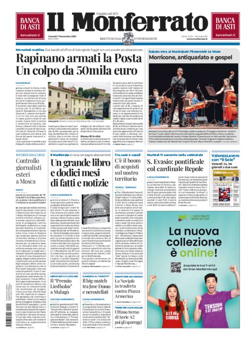 Il Monferrato - 82 del 07 novembre 2025