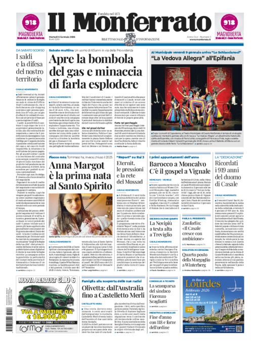 Il Monferrato - 1 del 06 gennaio 2026