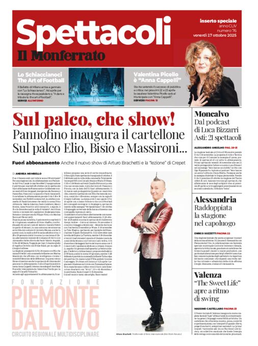 Il Monferrato - 76 del 17 ottobre 2025 - Spettacoli