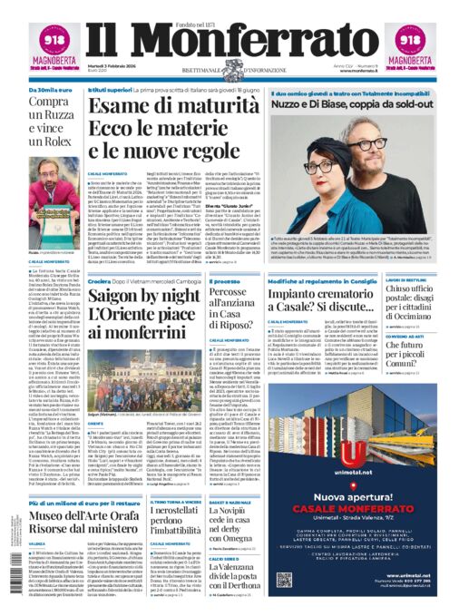 Il Monferrato - 9 del 03 febbraio 2026