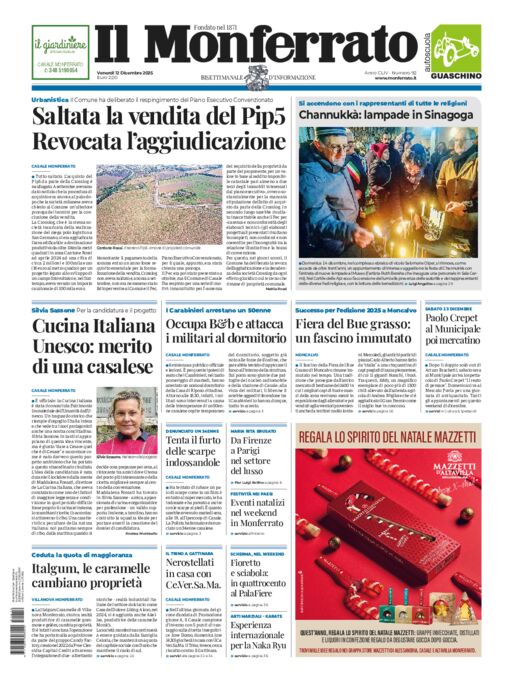 Il Monferrato - 92 del 12 dicembre 2025