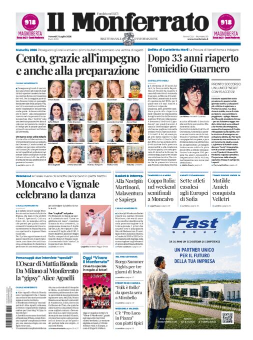 Il Monferrato - 50 del 03 luglio 2026