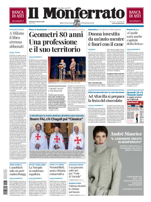 Il Monferrato - 75 del 13 ottobre 2026