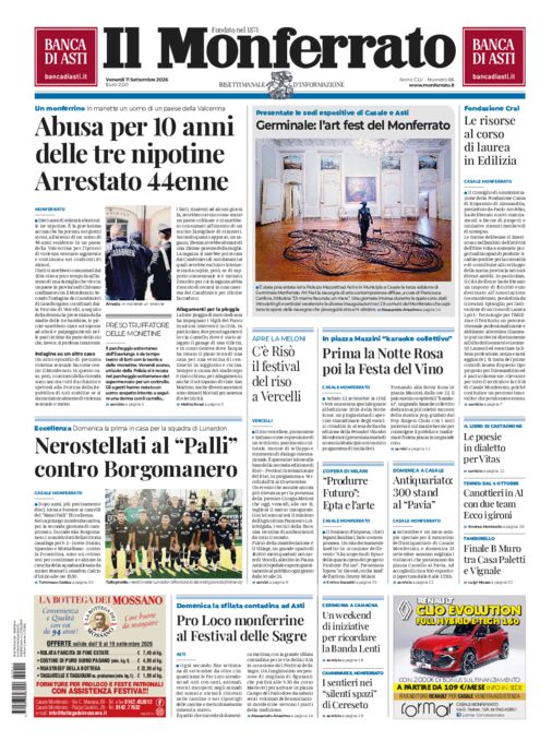 Il Monferrato - 66 del 11 settembre 2026