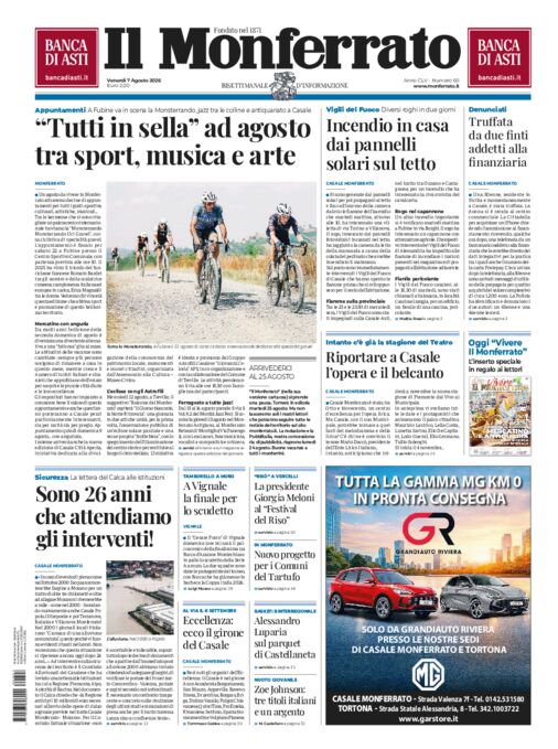 Il Monferrato - 60 del 07 agosto 2026