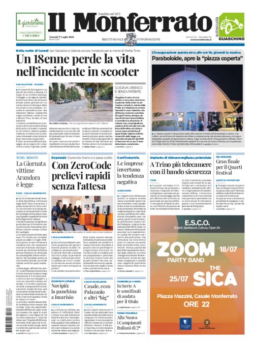 Il Monferrato - 54 del 17 luglio 2026
